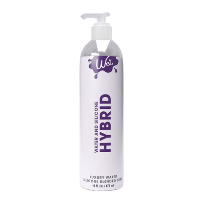 Wet Water/Silicone Hybrid Personal Lubricant