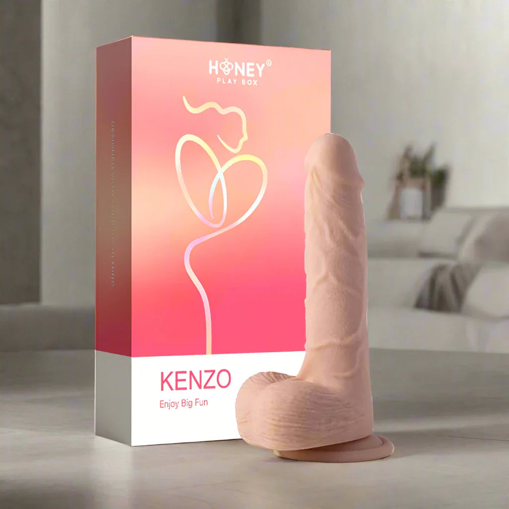 Kenzo 9.5 Inch App Controlled Thrusting Dildo - Rechargable