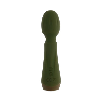 Selopa Heartfelt Rechargeable Vibrating Mini Wand Silicone - Green | CheapLubes.com