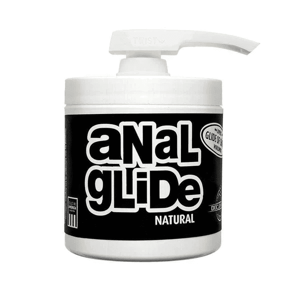 Anal Glide Natural with Pump - 4 oz