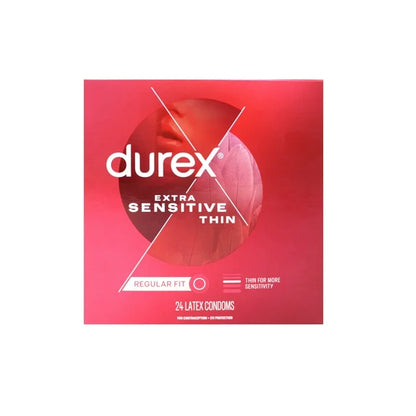 Durex Extra Sensitive Thin Condoms 24-Pack