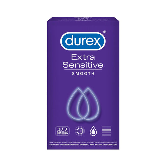 Durex Extra Sensitive Smooth Condoms 12-Pack