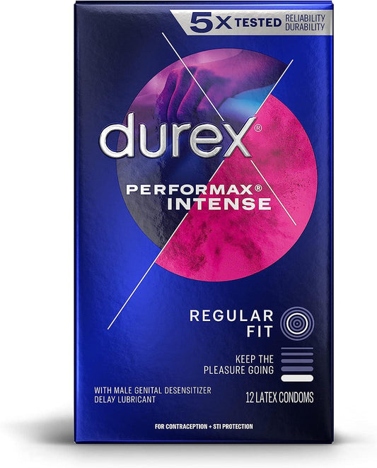 Durex Performax Intense Condoms 12-Pack