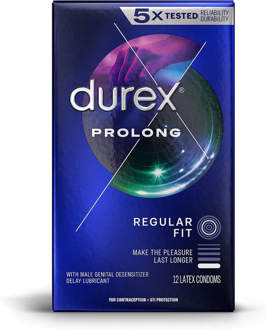 Durex Prolong Condoms 12-Pack