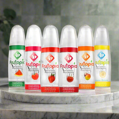 ID Frutopia Naturally Flavored - Naturally Sweetened Personal Lubricants 3.4 oz (100 mL) -6 Flavors to Choose From!