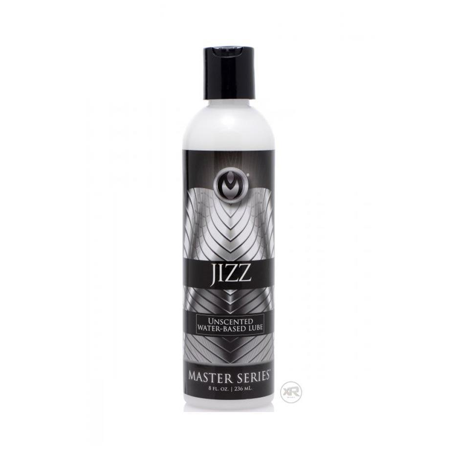 Master Series Jizz - Unscented Water & Silicone-Based Body Glide - 8 oz (236 ml)