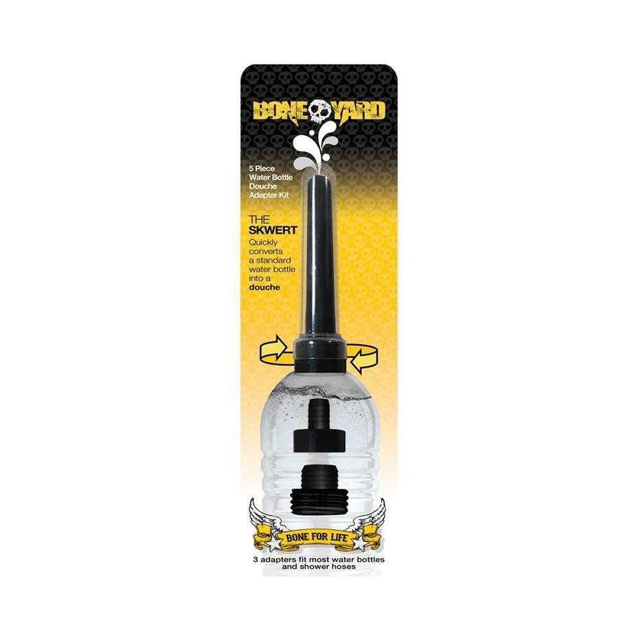 Bone Yard The Skwert Douche Adapter Kit - Screw on water bottle adapter!