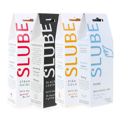 Slube Bath Based Lube 2 x 125g Sachets for 1 bath (3 Scents) - CheapLubes.com