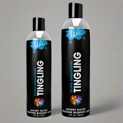 Wet Extra Sensations Tingling Water and Silicone Blended Lubricant