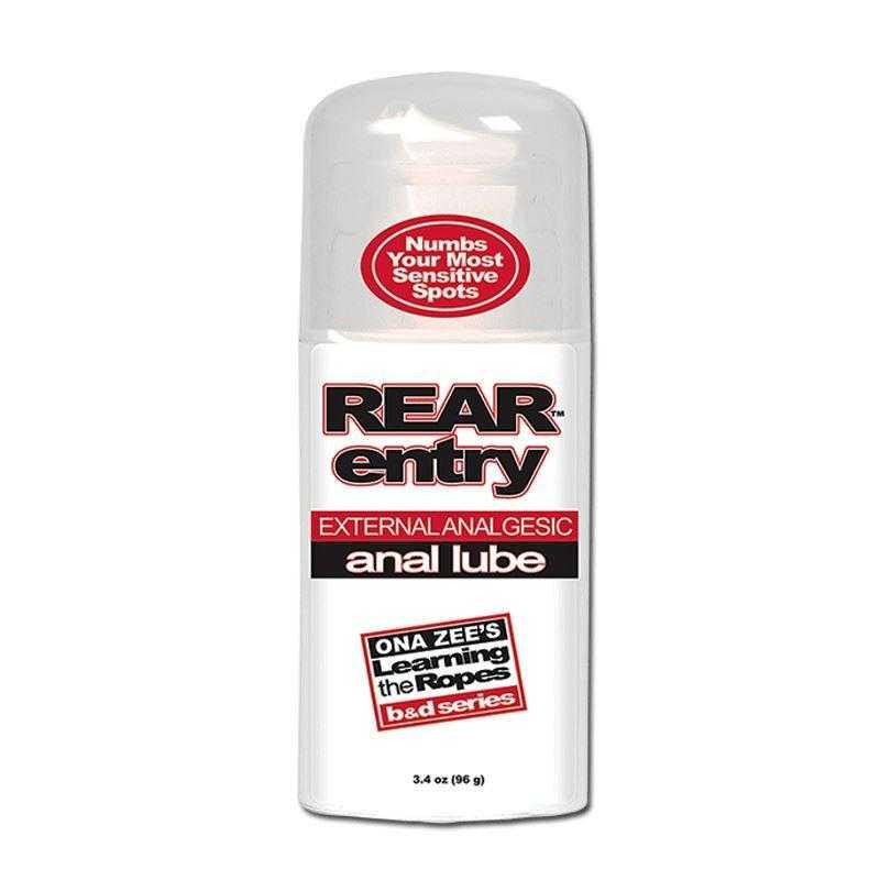 Rear Entry Desensitizing Anal Lube 3.4 oz (96 g) - CheapLubes.com