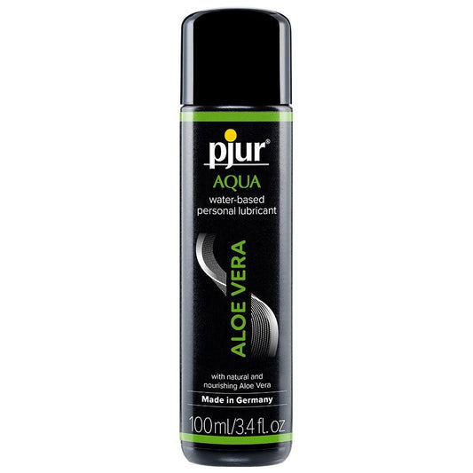 pjur AQUA Aloe Vera 100 mL (3.4 oz) - CheapLubes.com