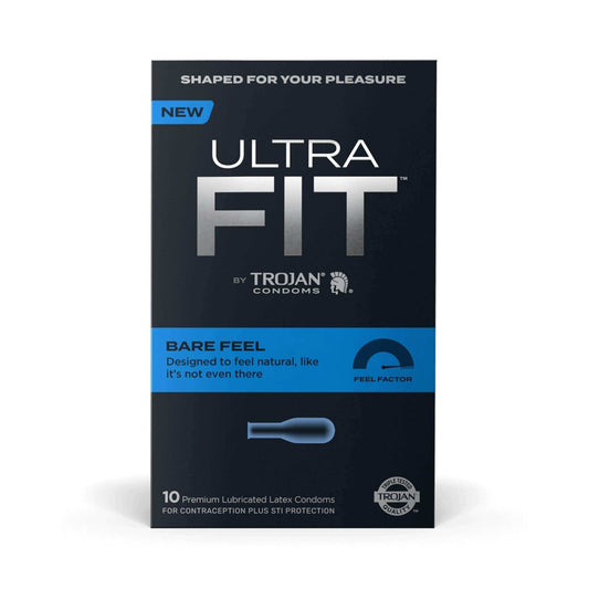 Trojan Brand Ultra FIT Bare Feel condoms 10pk